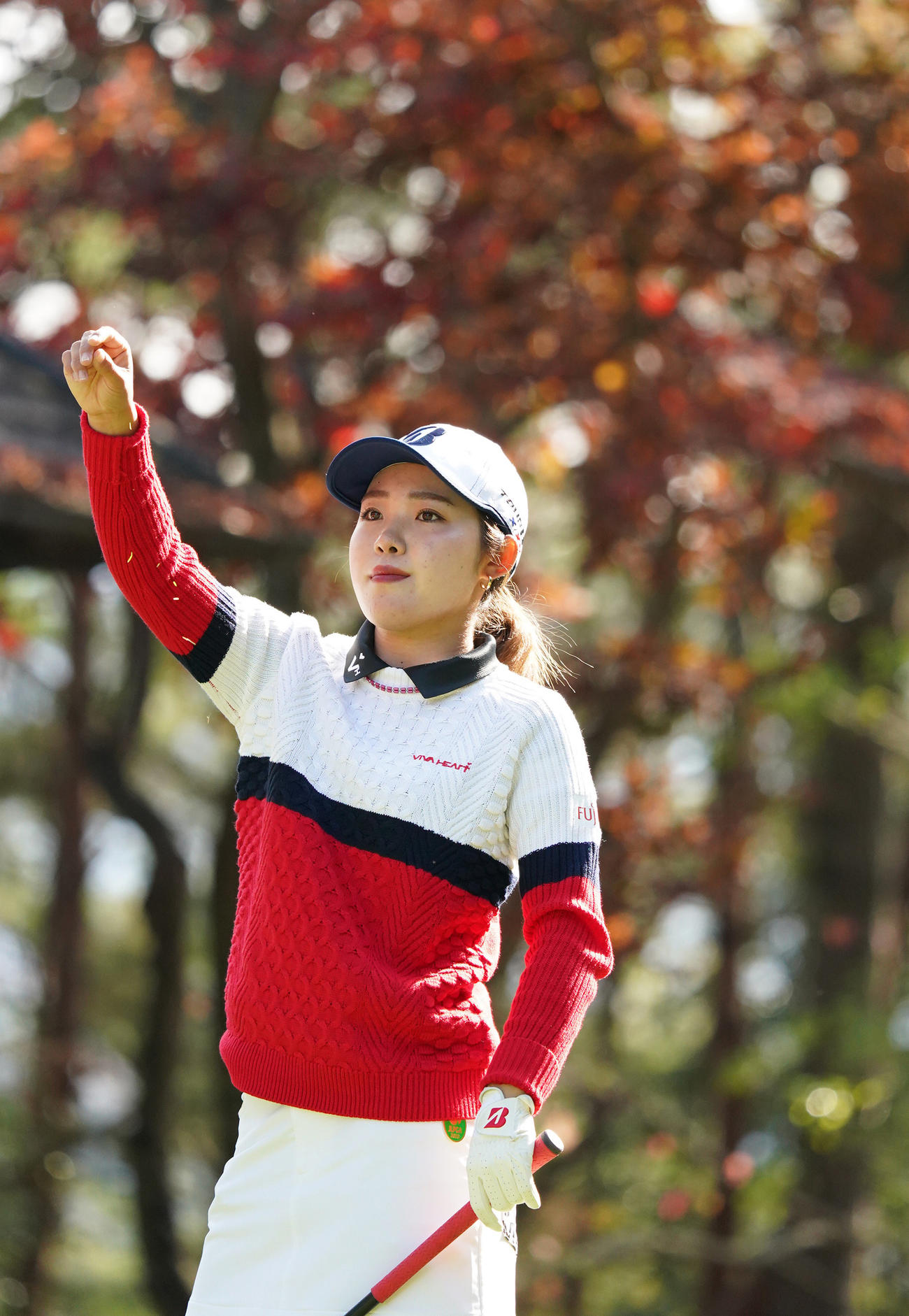 今季3勝目を挙げた古江彩佳（撮影・清水貴仁）