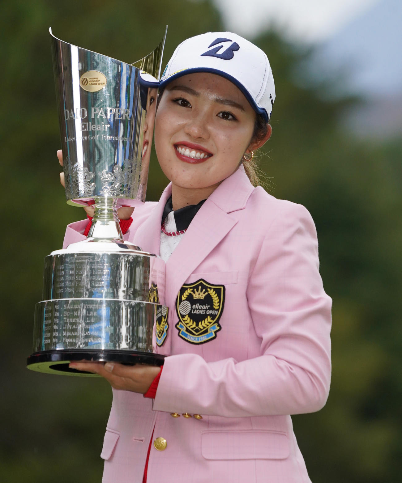 2週連続優勝を飾り、世界ランキング16位に浮上した古江彩佳（2020年11月22日撮影）