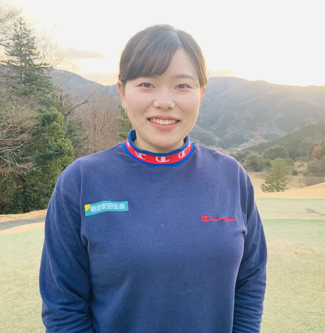 今季の勝みなみは新たに契約した「チャンピオン」のウエアで勝負する