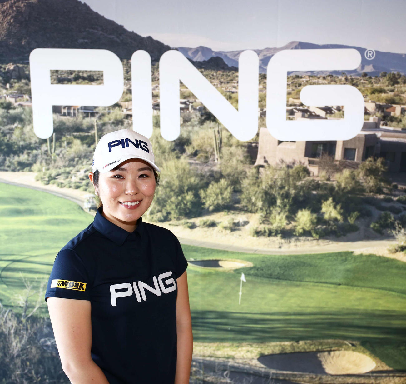 PINGアパレルとアンバサダー契約を結んだ比嘉真美子