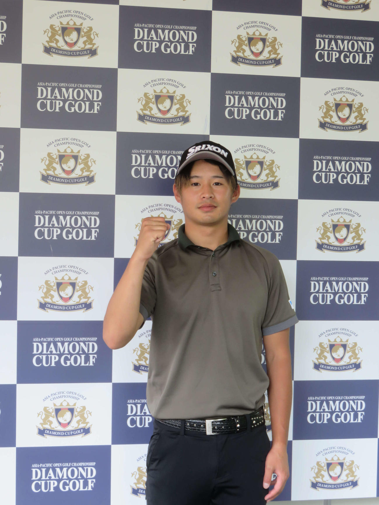 前週のプレーヤーズ・チャンピオンシップで初優勝し2種連続Vを目指す片岡尚之