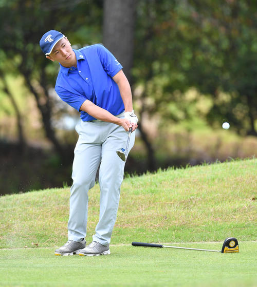 古川創大６位で踏ん張った ２年ぶりの高校生覇者に望み 九州アマゴルフ ゴルフ写真ニュース 日刊スポーツ