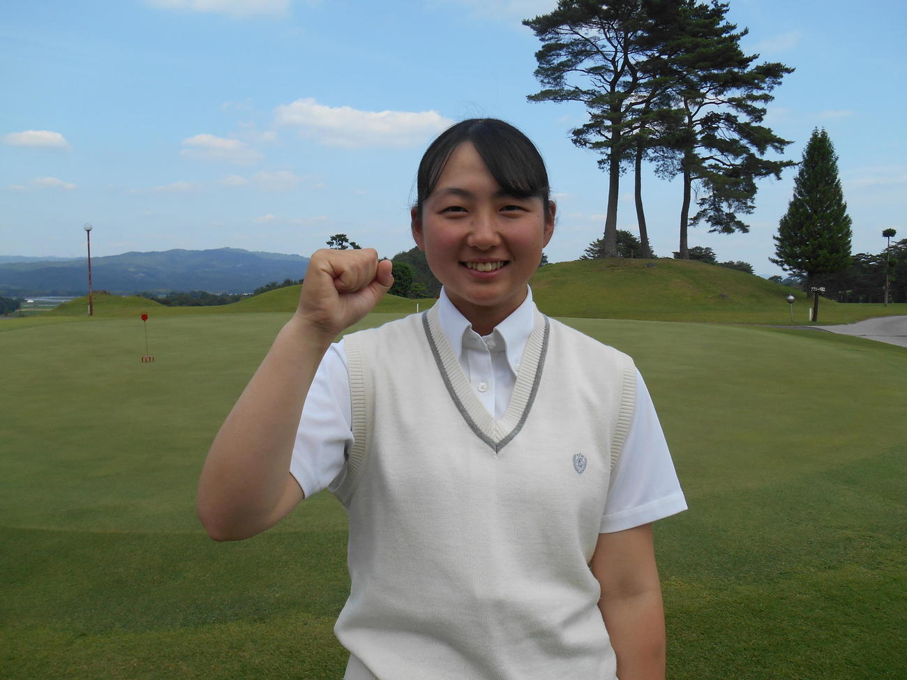 女子個人優勝した、埼玉栄の中澤瑠来
