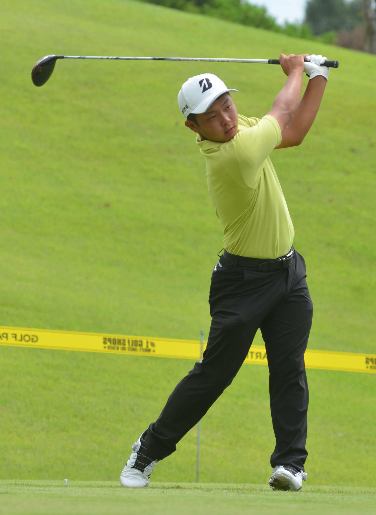 団体男子で香川西を悲願の初優勝に導いた田村軍馬（撮影・吉池彰）