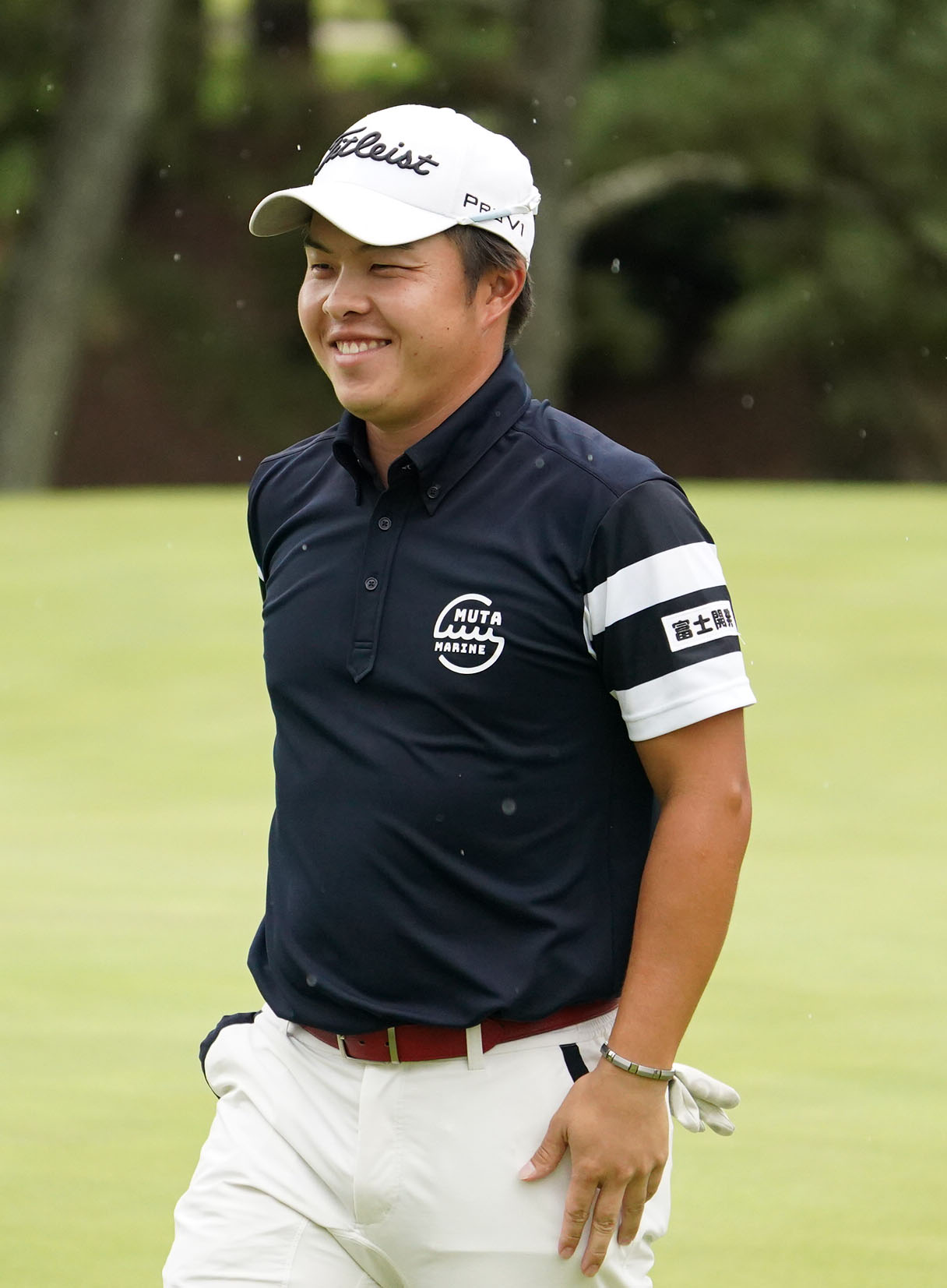 第51回バンテリン東海クラシック「1日目」　7アンダーの首位タイでホールアウトした今野（撮影・森本幸一）