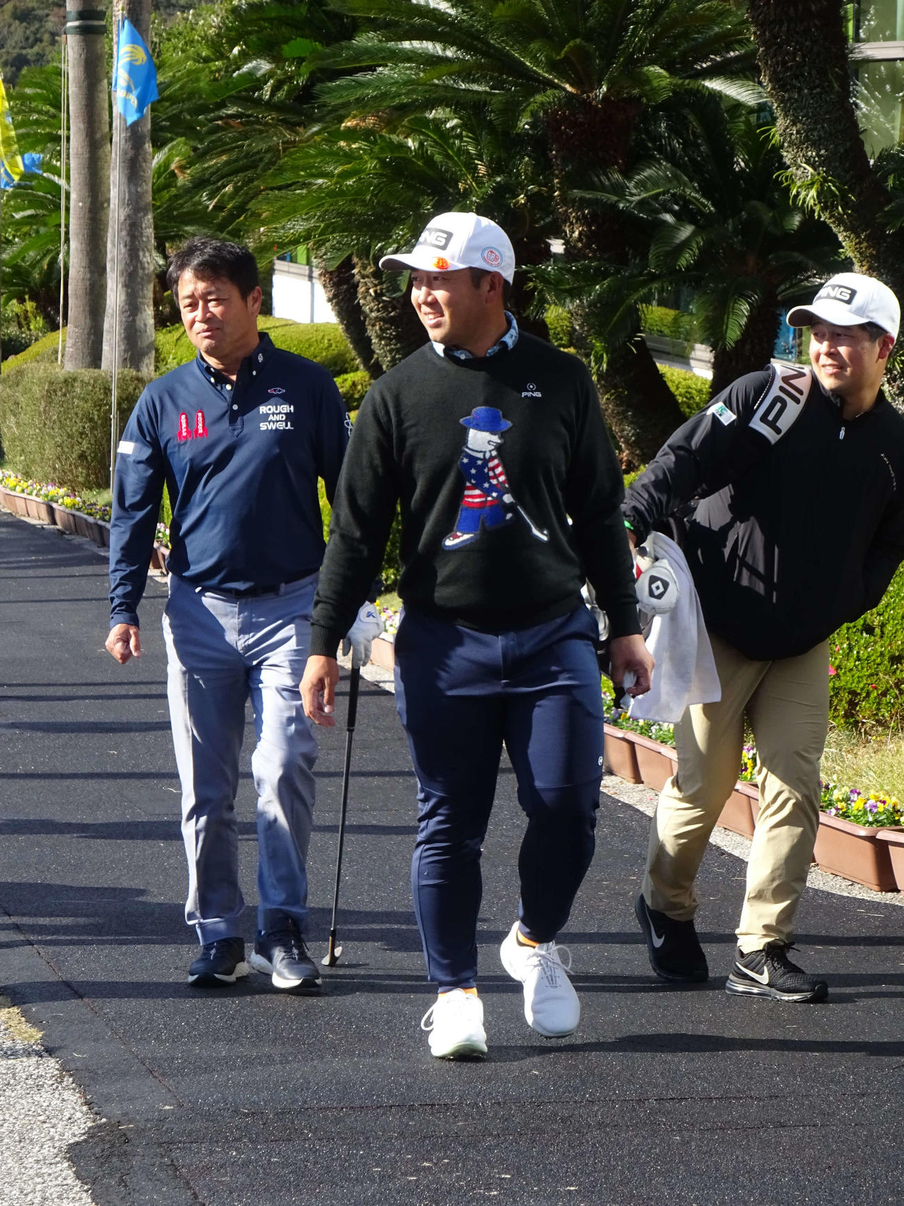 賞金ランク69位から初シードが決まる同65位以内を狙う亀代順哉（撮影・加藤裕一）