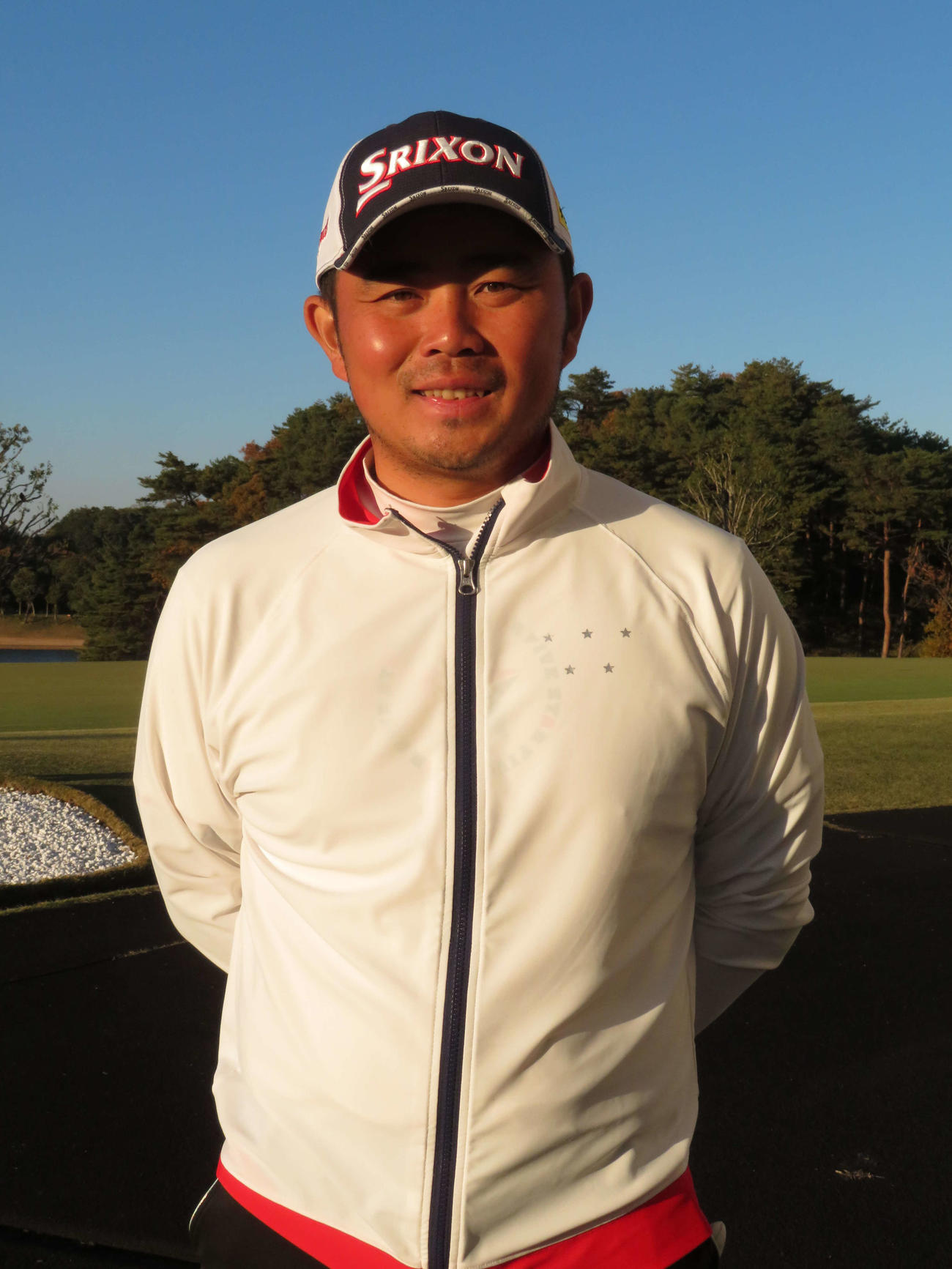 3次予選会（＝サードQT）を通過し、ファイナルQT進出を決めた北村晴男弁護士の長男、北村晃一（撮影・近藤由美子）