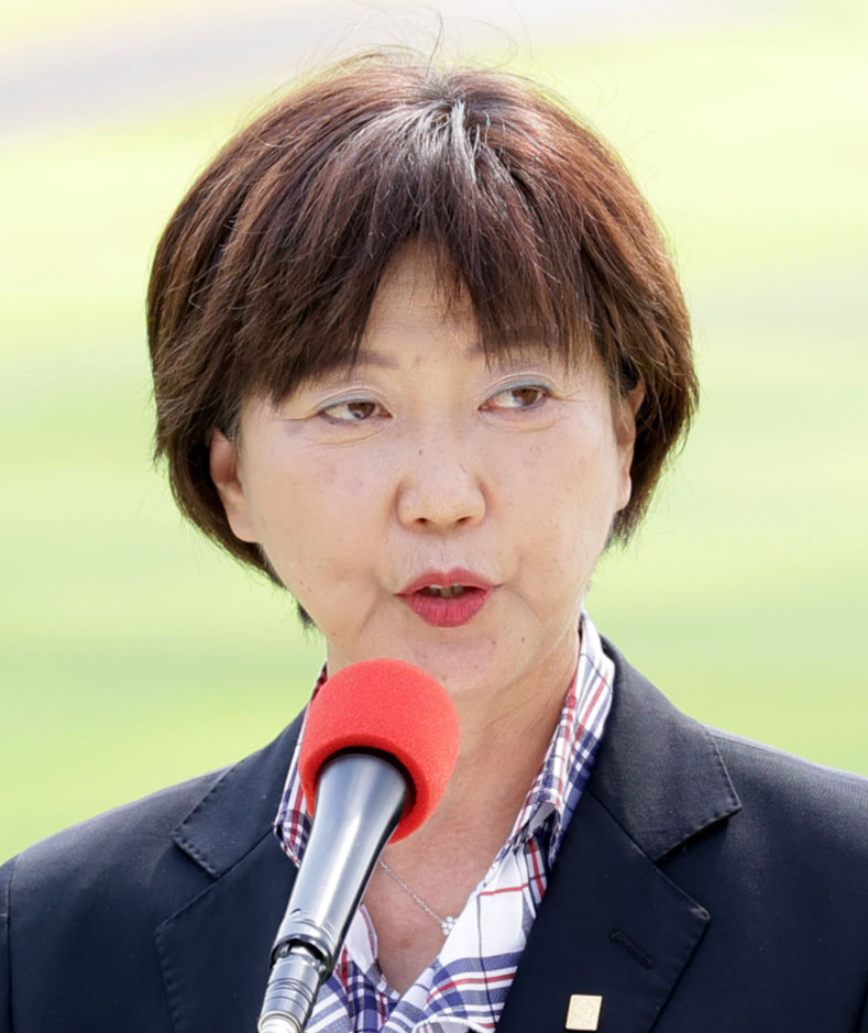 JLPGA小林浩美会長＝2021年7月