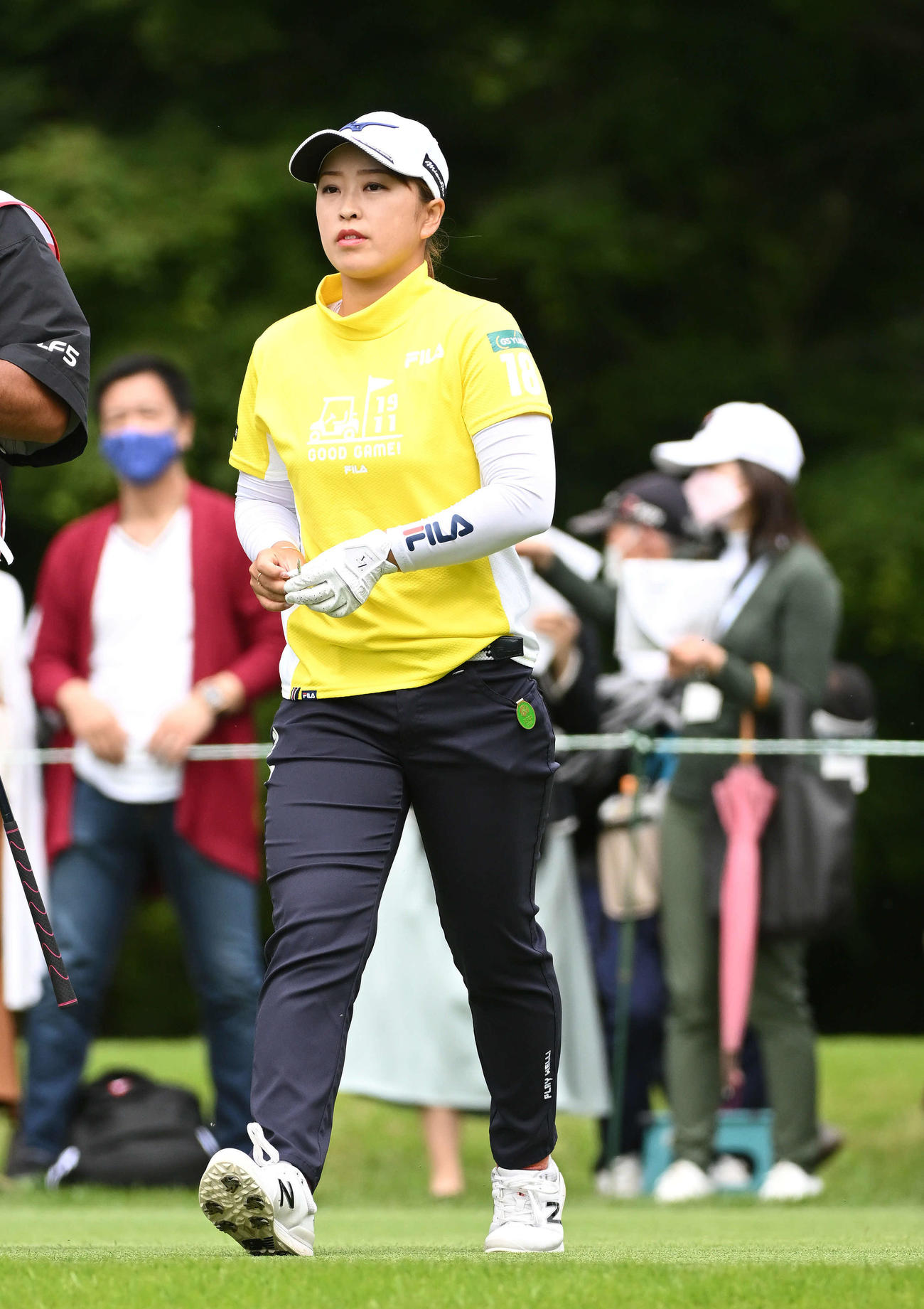 3番、ラウンドする西郷（撮影・滝沢徹郎）