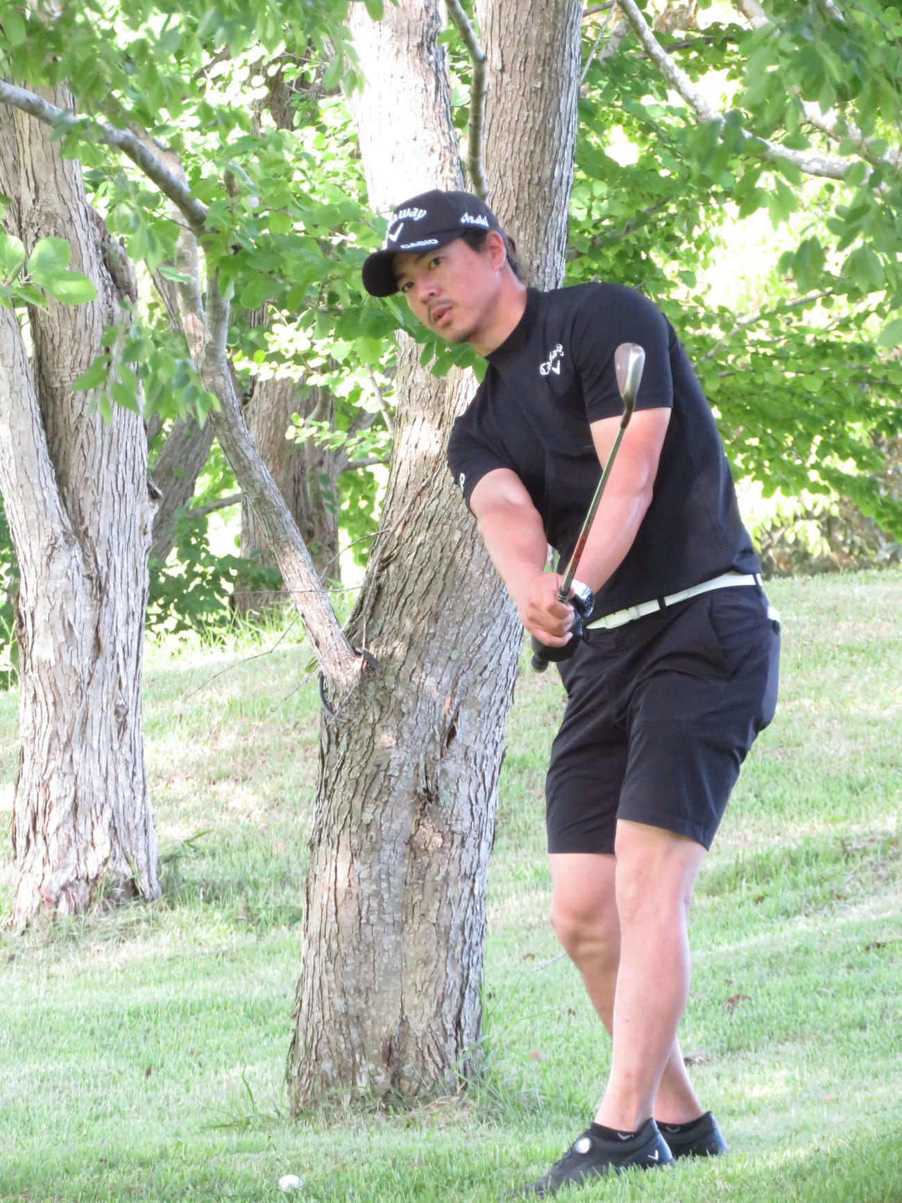 全米オープン日本予選会に出場した石川遼（撮影・近藤由美子）