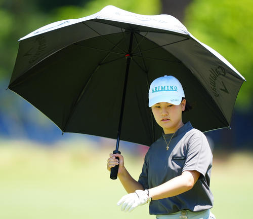 18番に臨むアマチュアの伊藤（撮影・江口和貴）