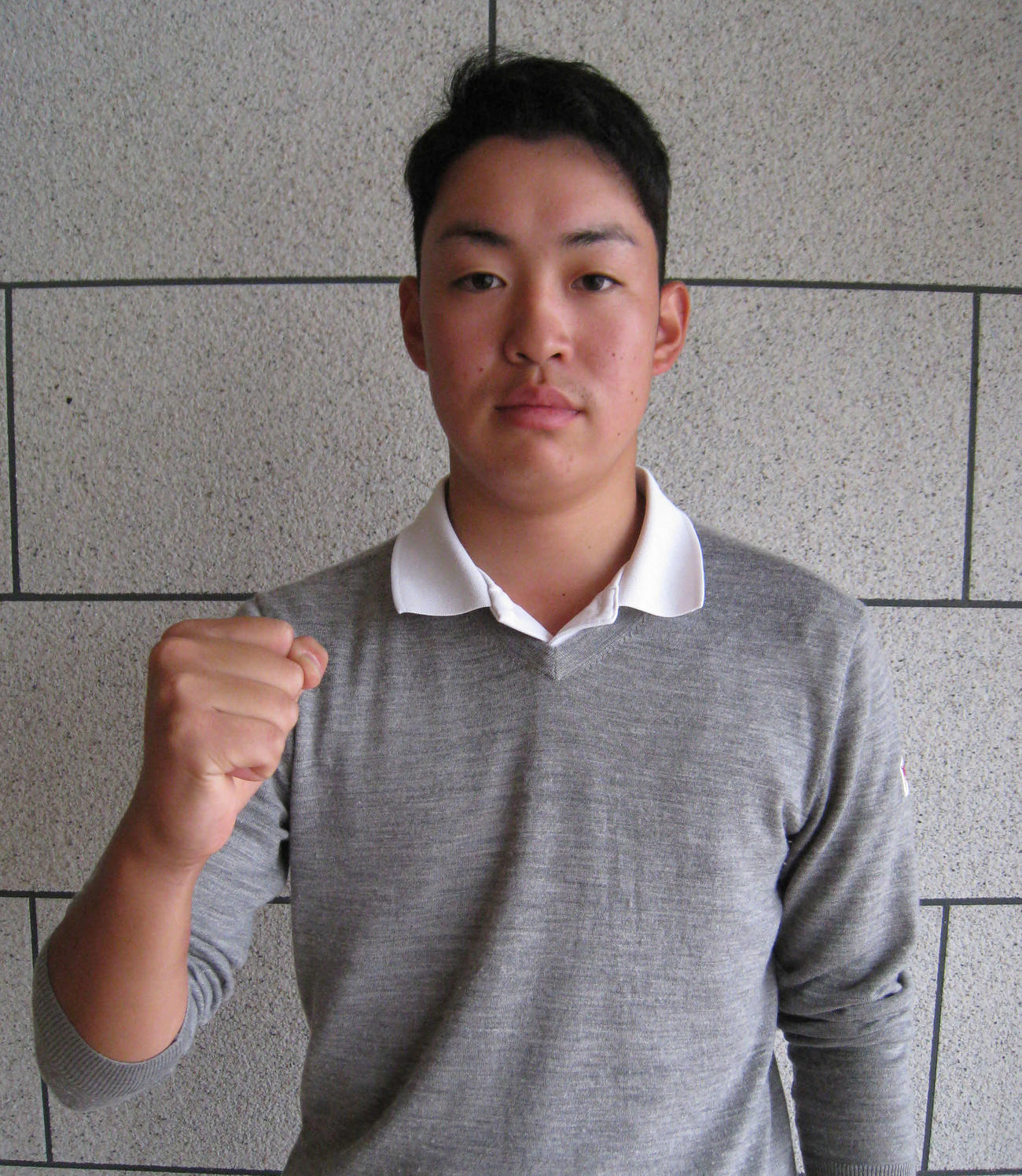 Aブロックで優勝した代々木3年の島貫海輝登（撮影・吉池彰）