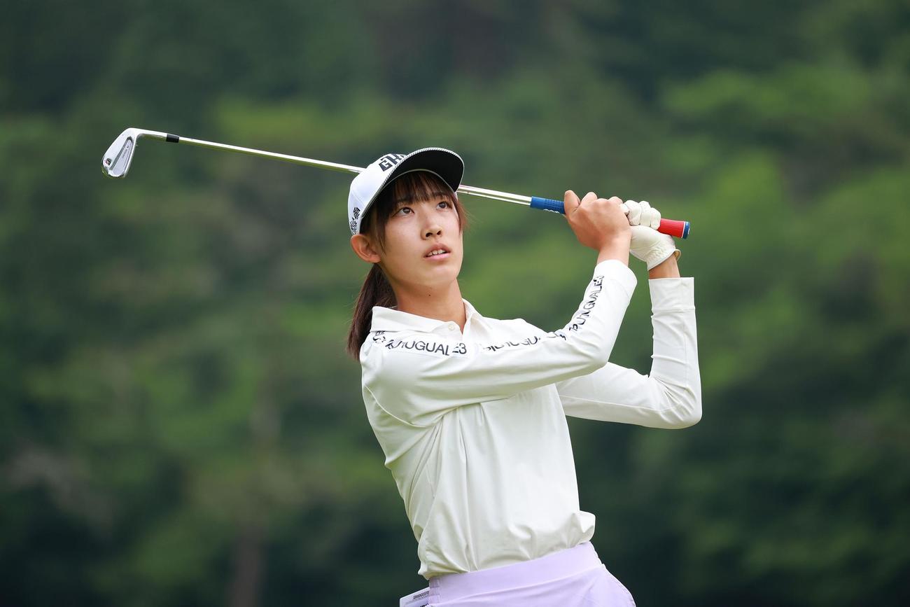 最終日を前に7打差12位。全米女子オープン予選通過者・馬場咲希（JGA提供）