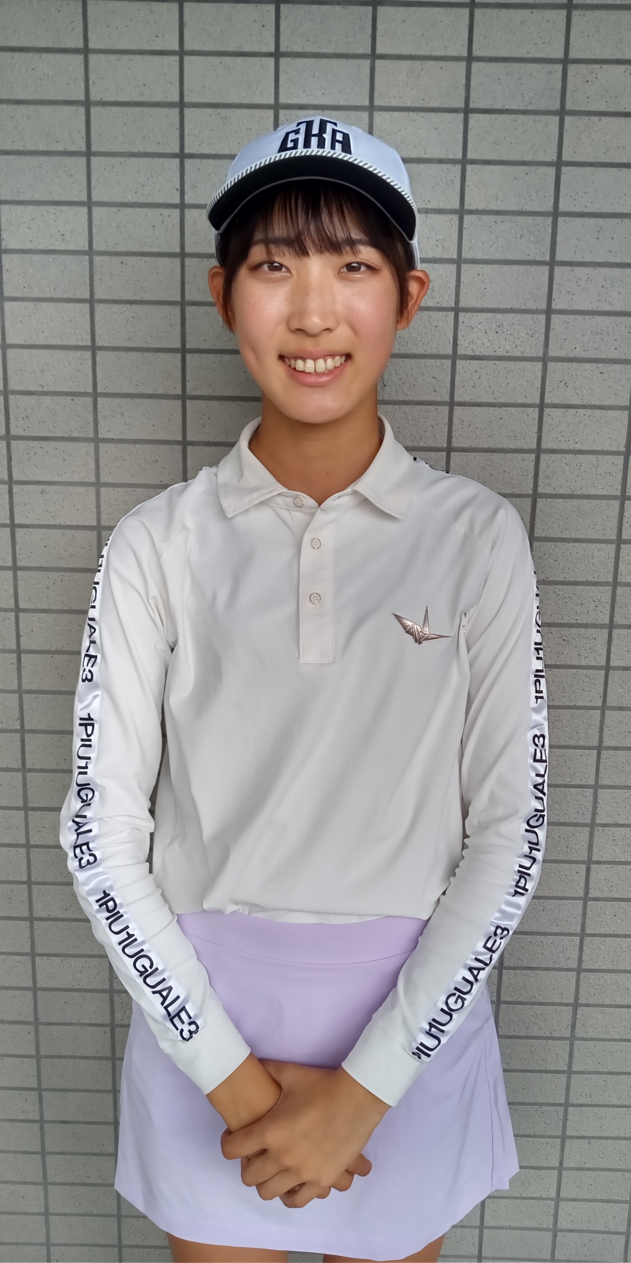 最終日を前に7打差12位。全米女子オープンで予選通過した馬場咲希（撮影・加藤裕一）