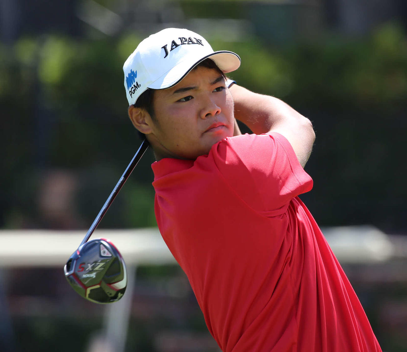 15－18歳男子で第1日2位につけた本大志（C）IJGA
