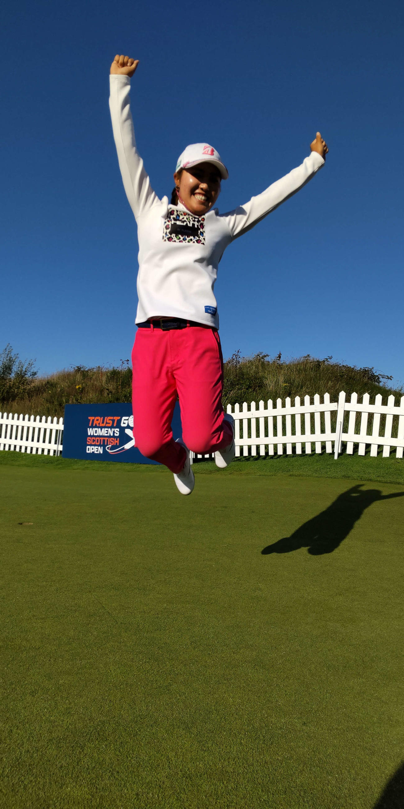米ツアー初優勝を飾った古江彩佳（撮影・近藤由美子）