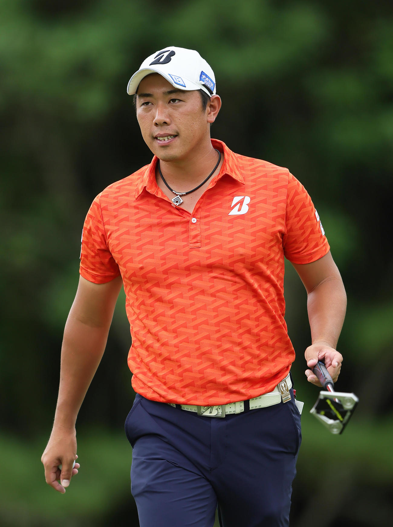 8番、バーディーを決めた堀川（撮影・足立雅史）