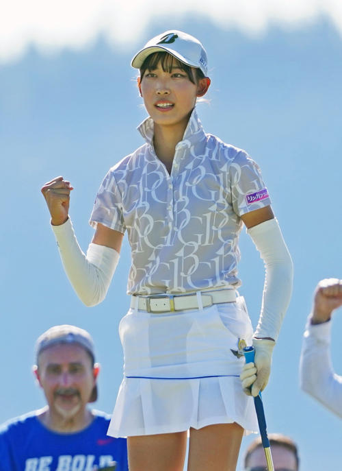 馬場咲希ｖ 笑顔絶やさず 米ツアーに出たい アメリカから帰りたくない 来年プロテストを 米国女子ゴルフ写真ニュース 日刊スポーツ