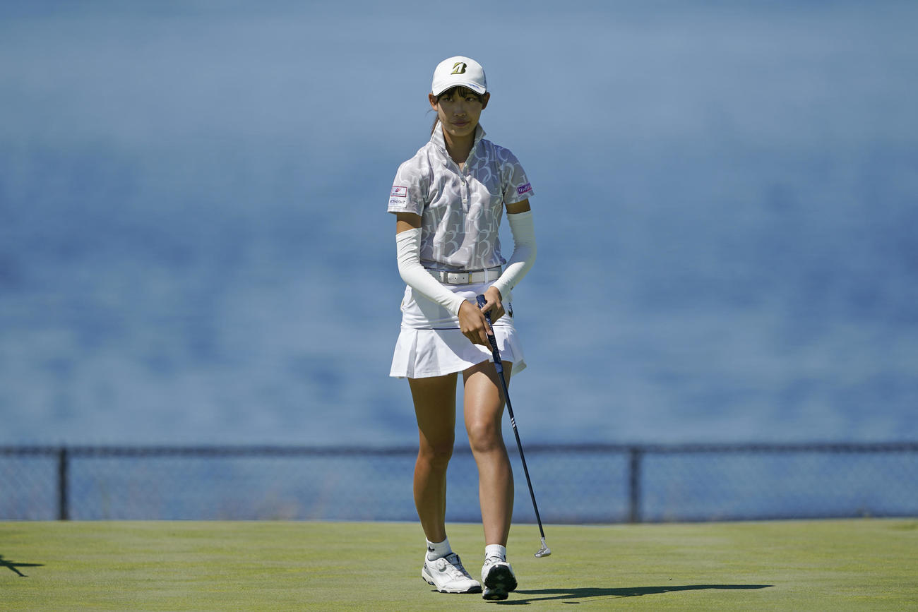全米女子アマを制した馬場咲希（AP）