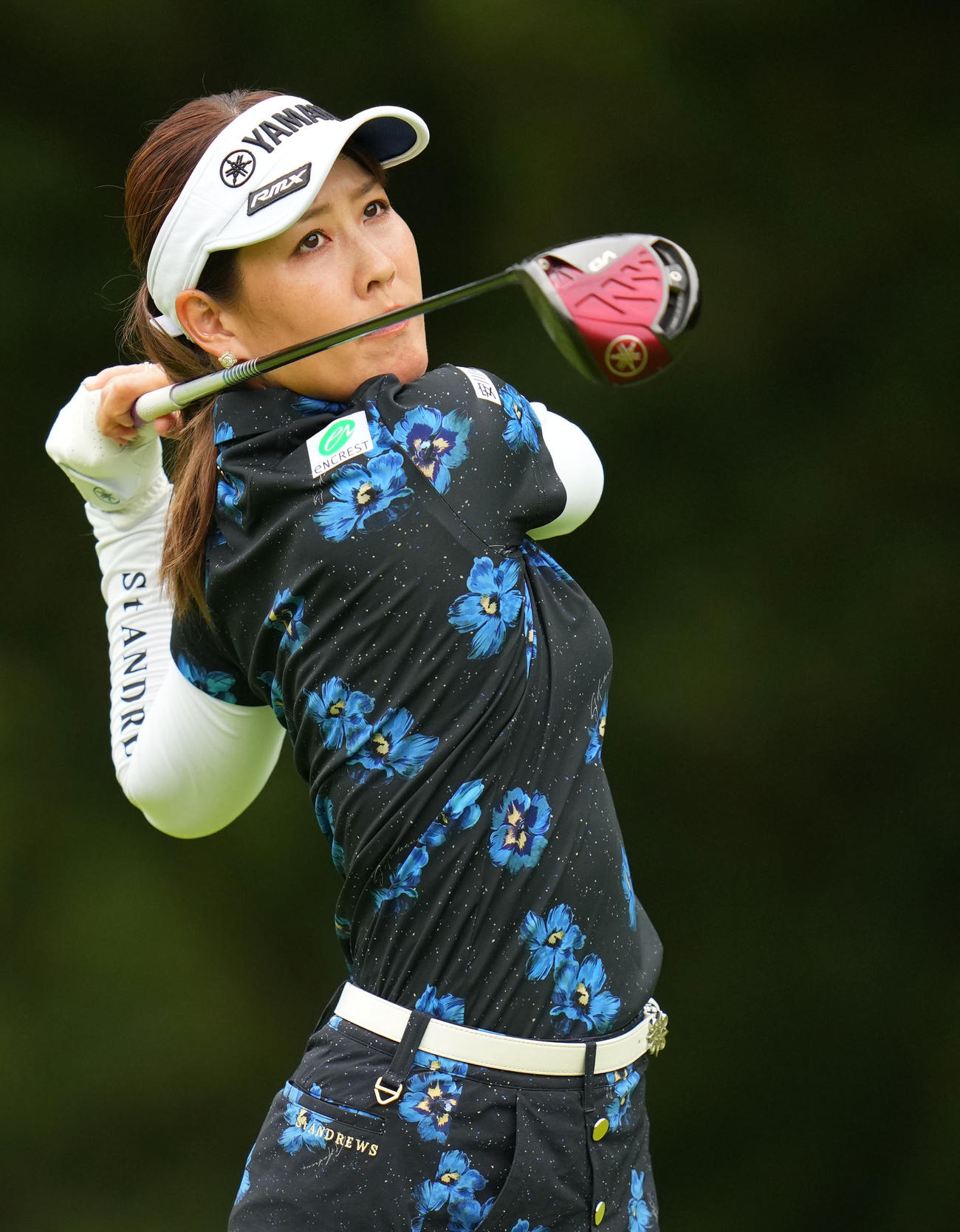 3番、ティーショットを放つ福田（撮影・横山健太）