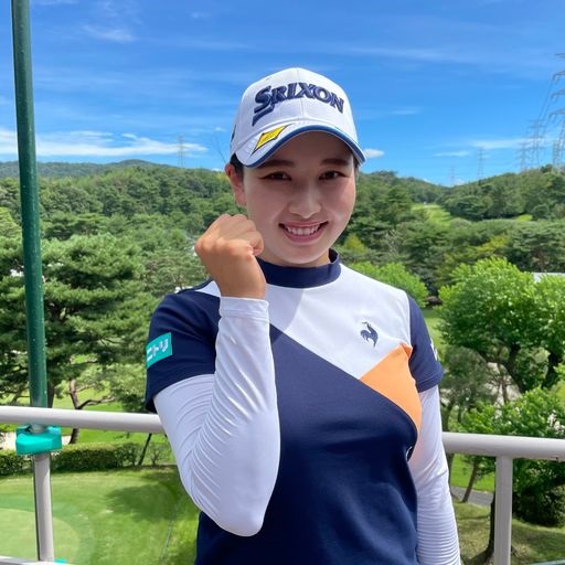 大会前の公式会見に臨んだ小祝さくら（JLPGA提供）