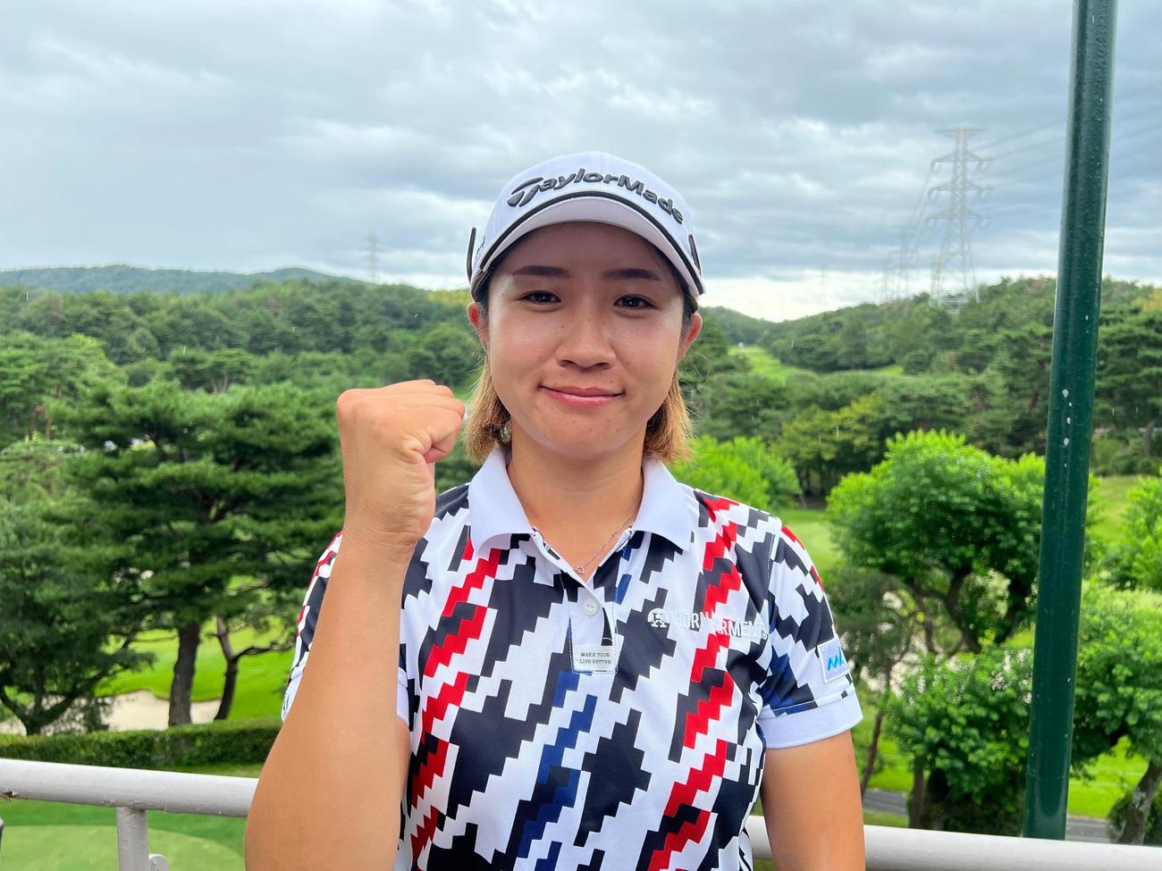 米国から“逆輸入”でプロ転向した新人・泉田琴菜（JLPGA提供）