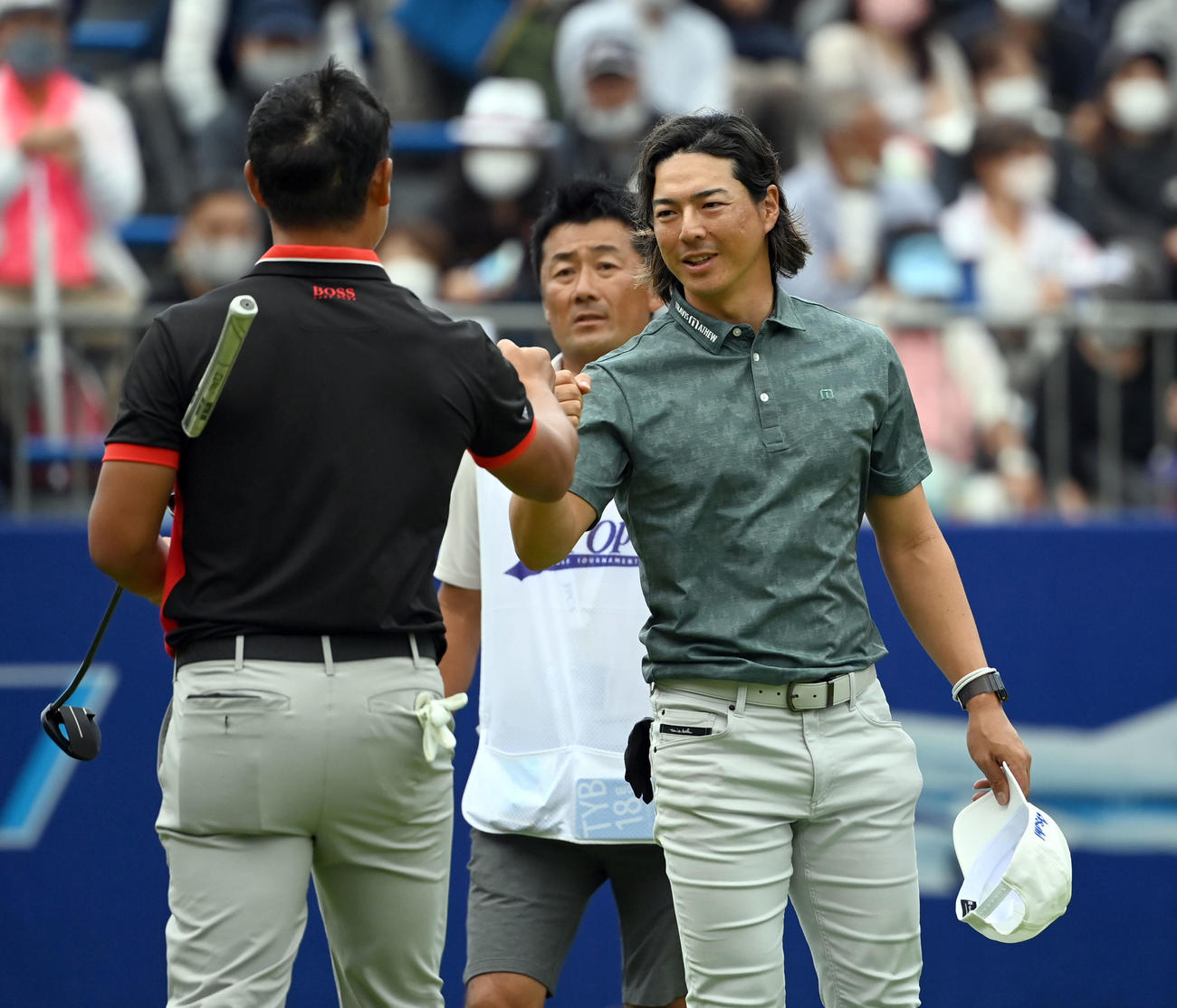 ANAオープンゴルフトーナメント　3日目を終え通算12アンダーで5位タイの石川（撮影・たえ見朱実）