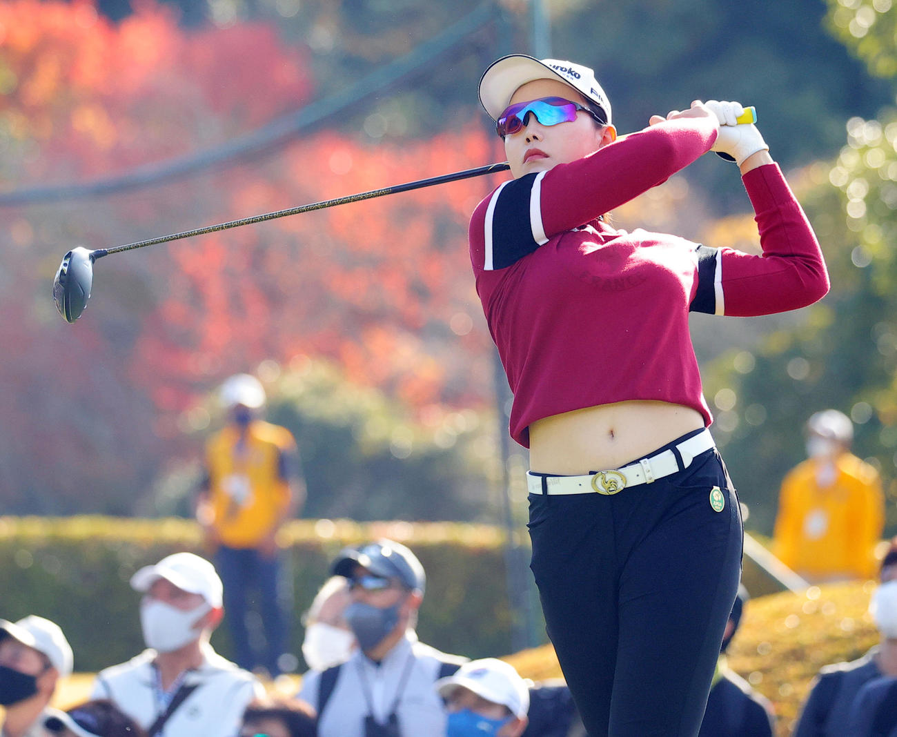 3番、第1打を放つセキ・ユウティン（撮影・野上伸悟）