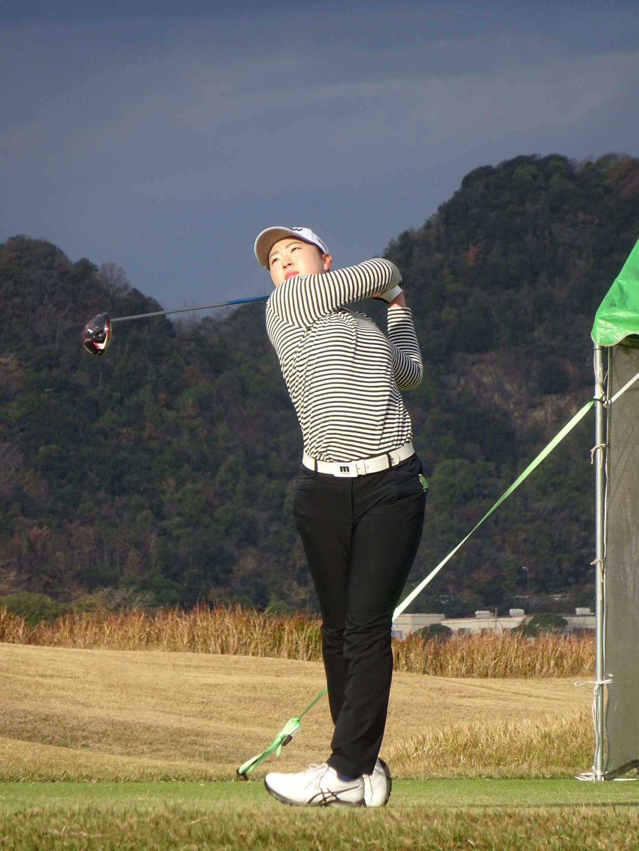 22位で来季ツアー前半戦フル参戦を決めた竹田麗央（撮影・加藤裕一）