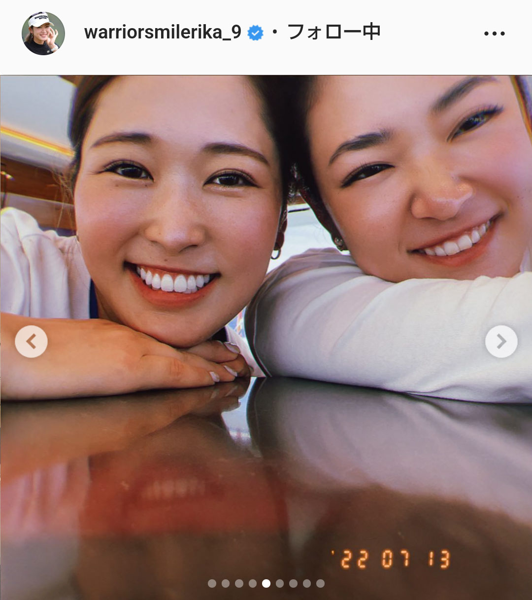 原英莉花のインスタグラムより