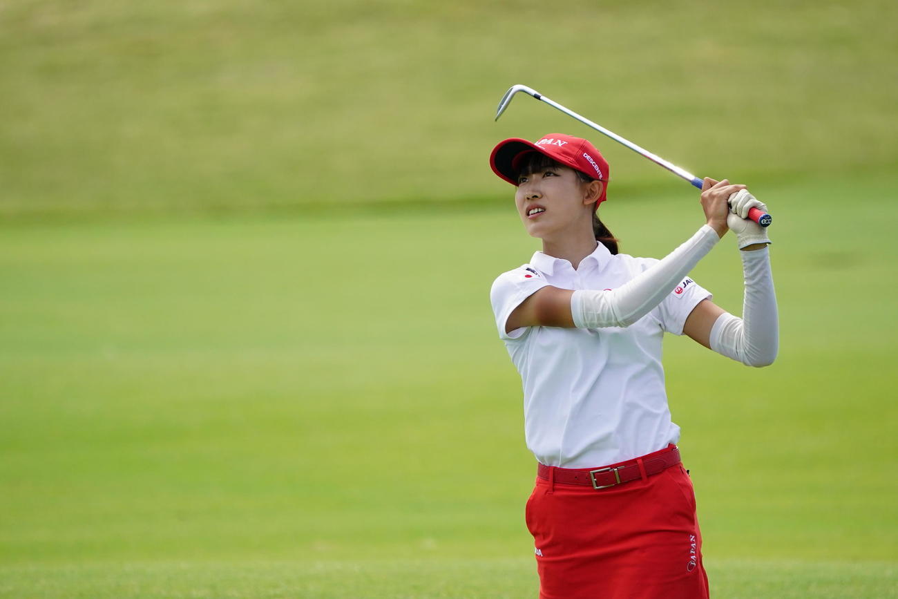 オーストラリア女子アマで2位に入った馬場咲希©JGA