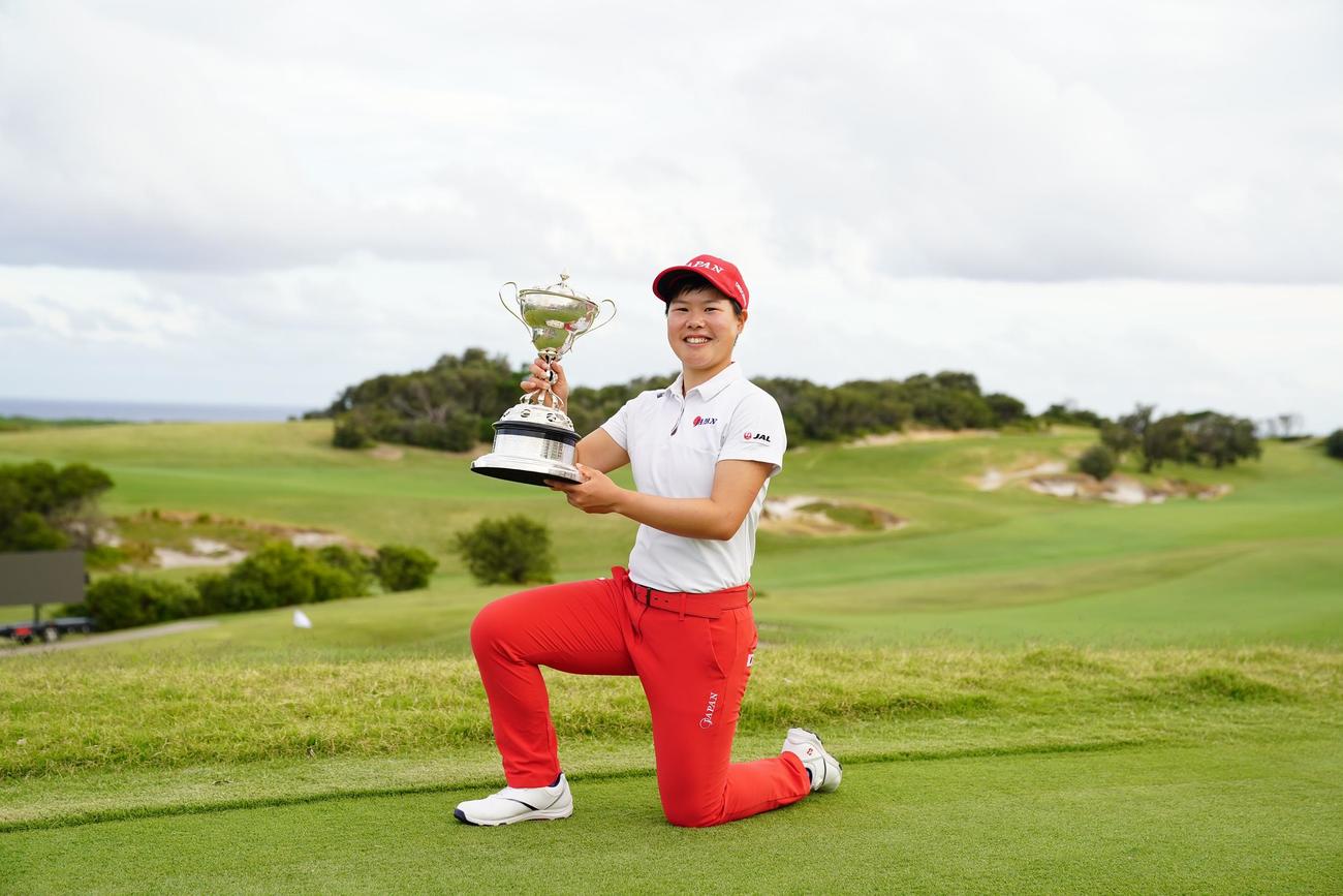 オーストラリア女子アマで優勝した橋本美月©JGA