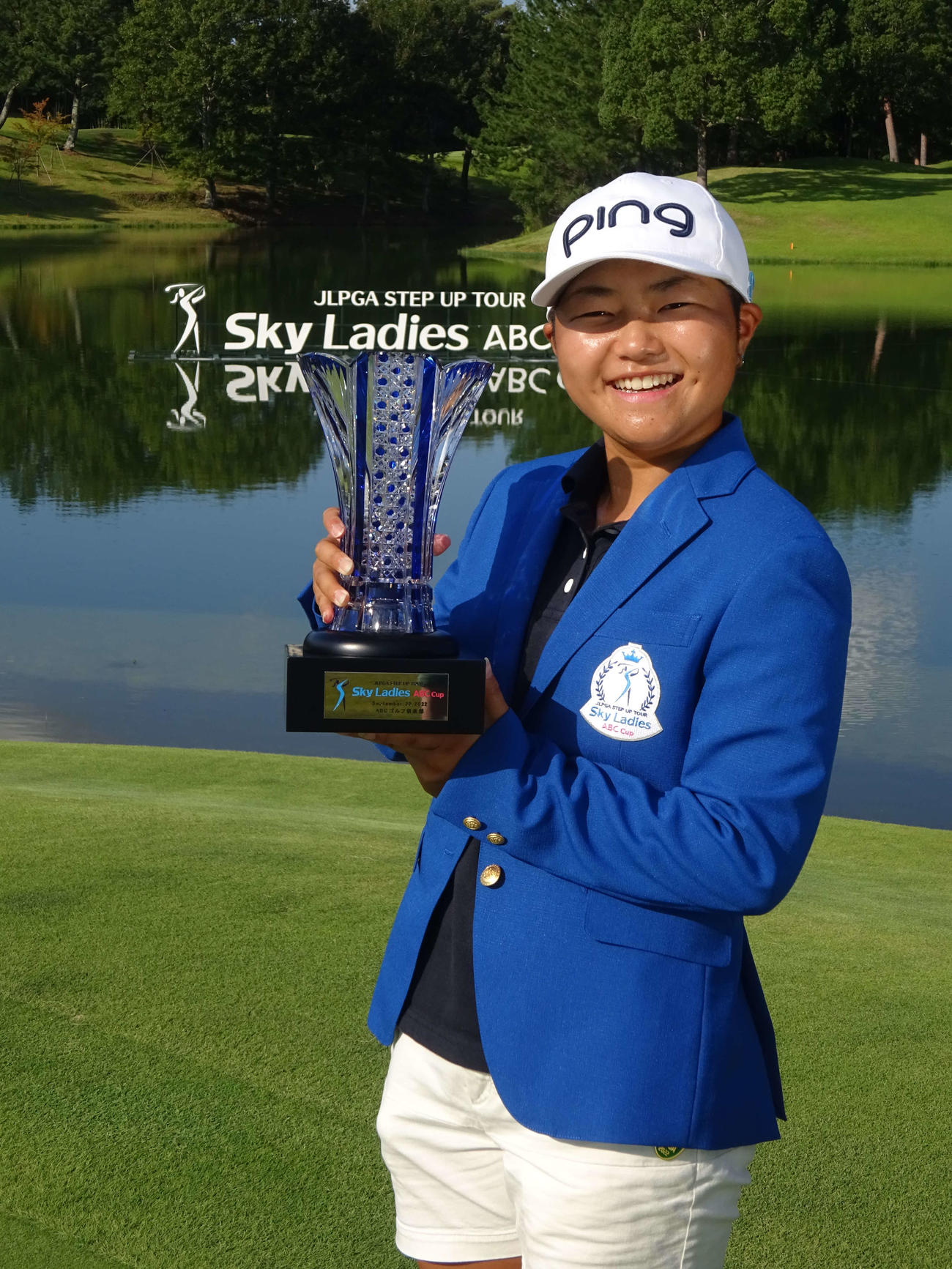 昨年9月のskyレディースABC杯でプロ初優勝を飾った宮沢美咲
