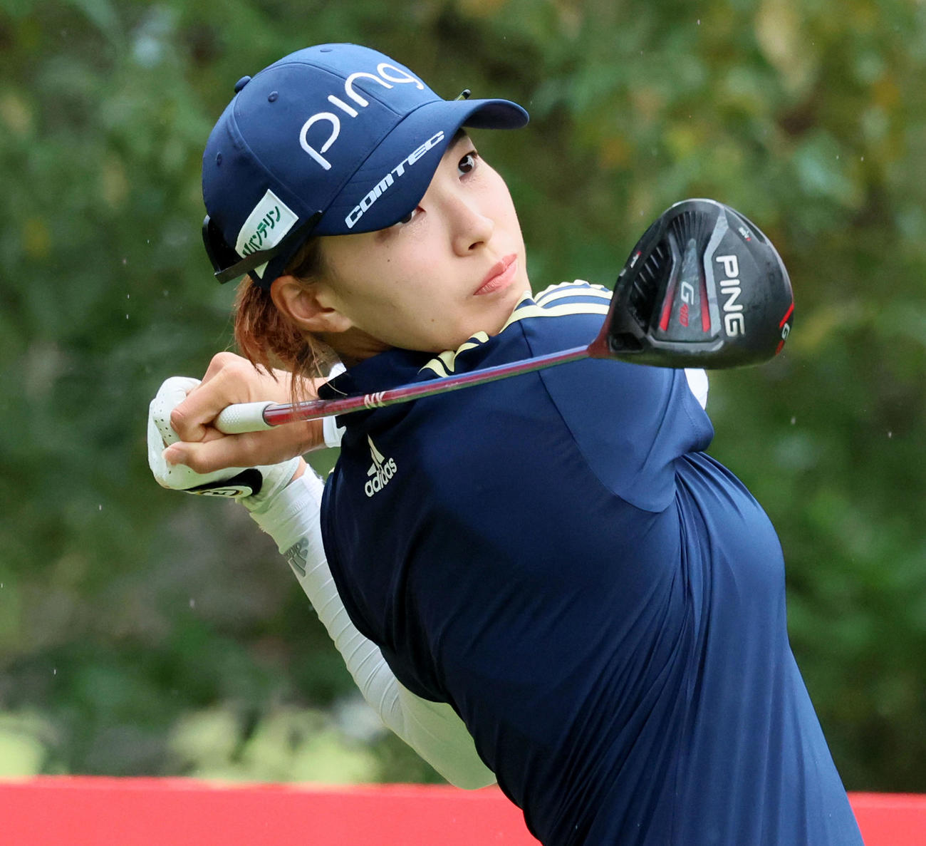渋野日向子（22年11月26日撮影）