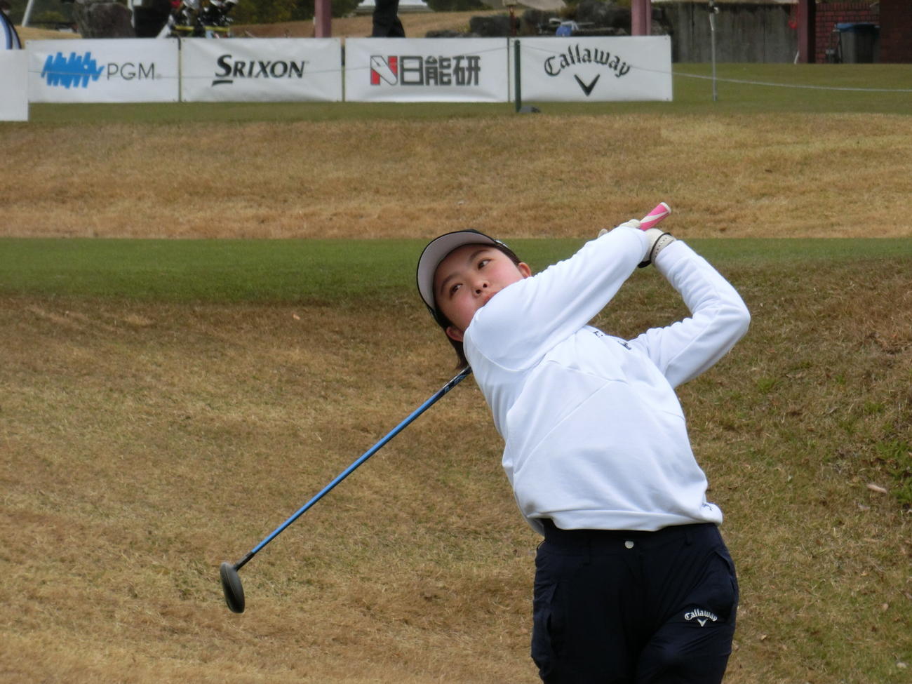 15－18女子首位に並ぶ菊田ひな（C）IJGA