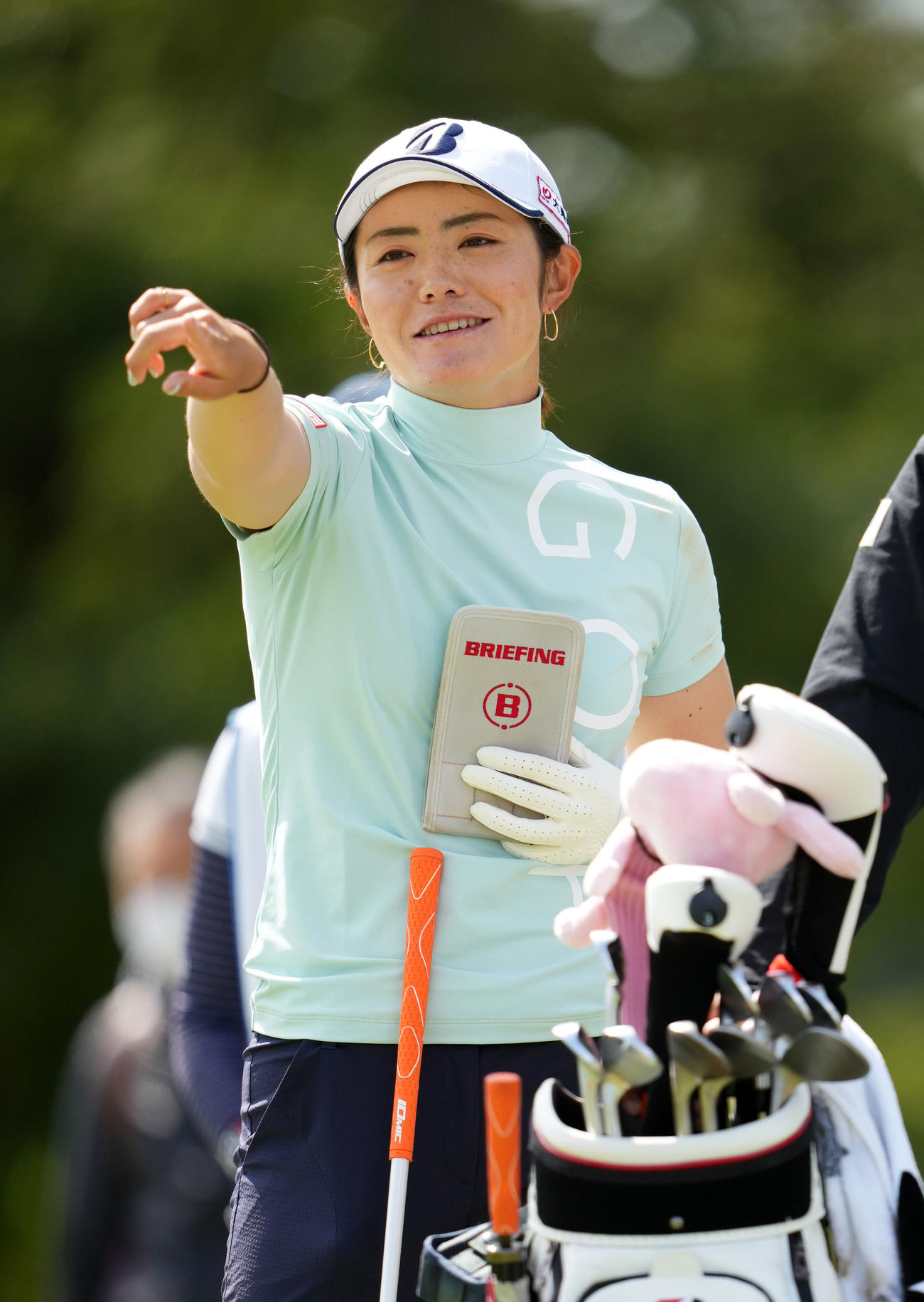 3番に臨む渡辺（撮影・横山健太）