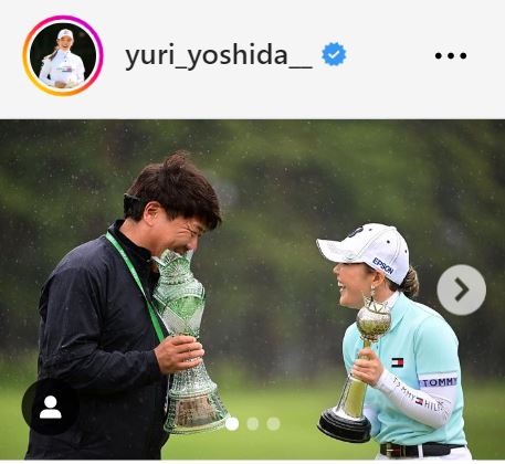 吉田優利のインスタグラムから