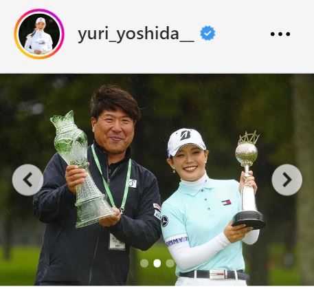 吉田優利のインスタグラムから
