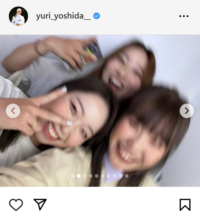 吉田優利のインスタグラムから
