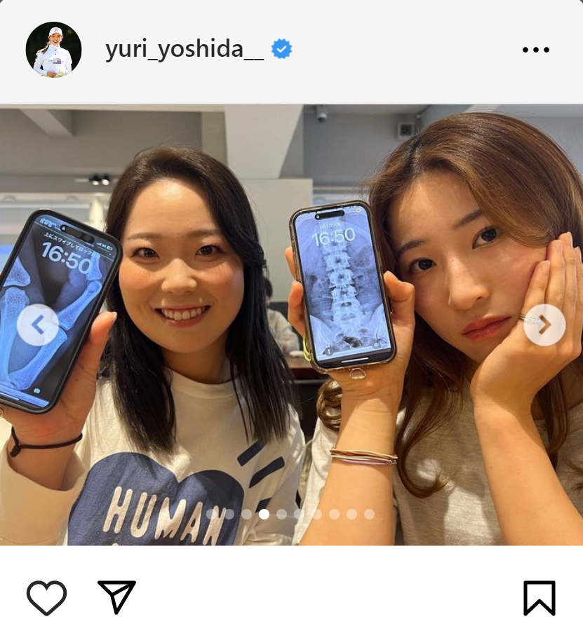 吉田優利のインスタグラムから