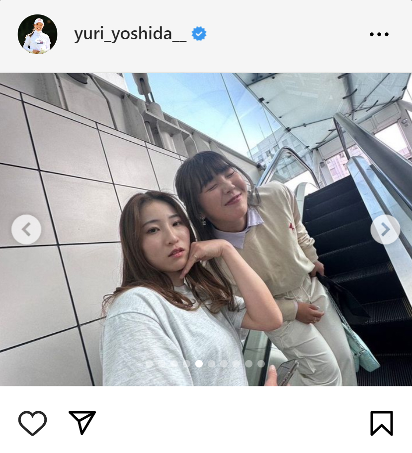 吉田優利のインスタグラムから