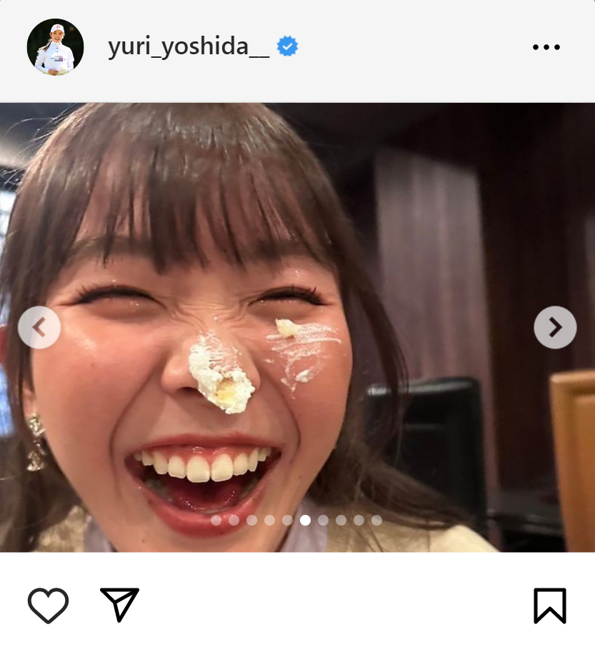 吉田優利のインスタグラムから