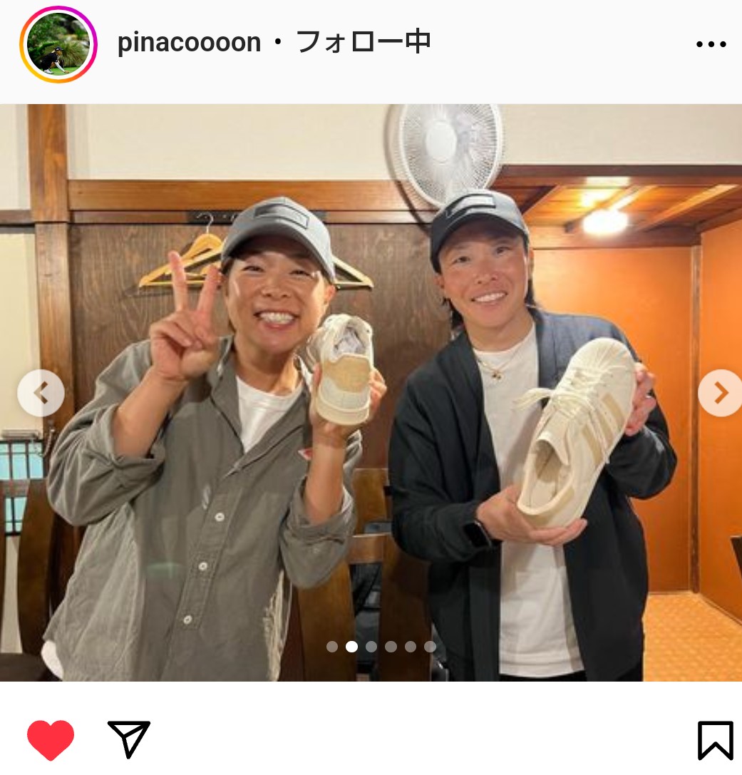 渋野日向子のインスタグラムから