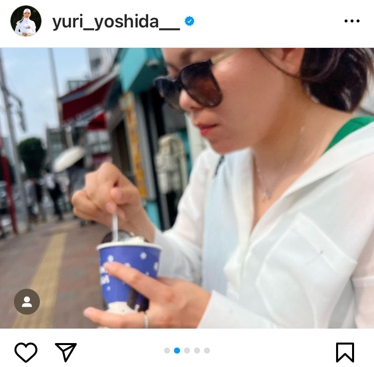 吉田優利のインスタグラムから