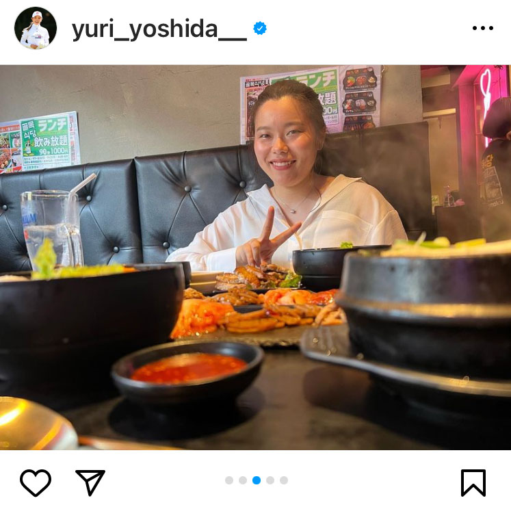 吉田優利のインスタグラムから