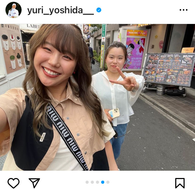 吉田優利のインスタグラムから