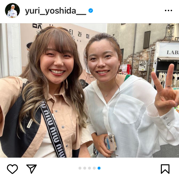 吉田優利のインスタグラムから