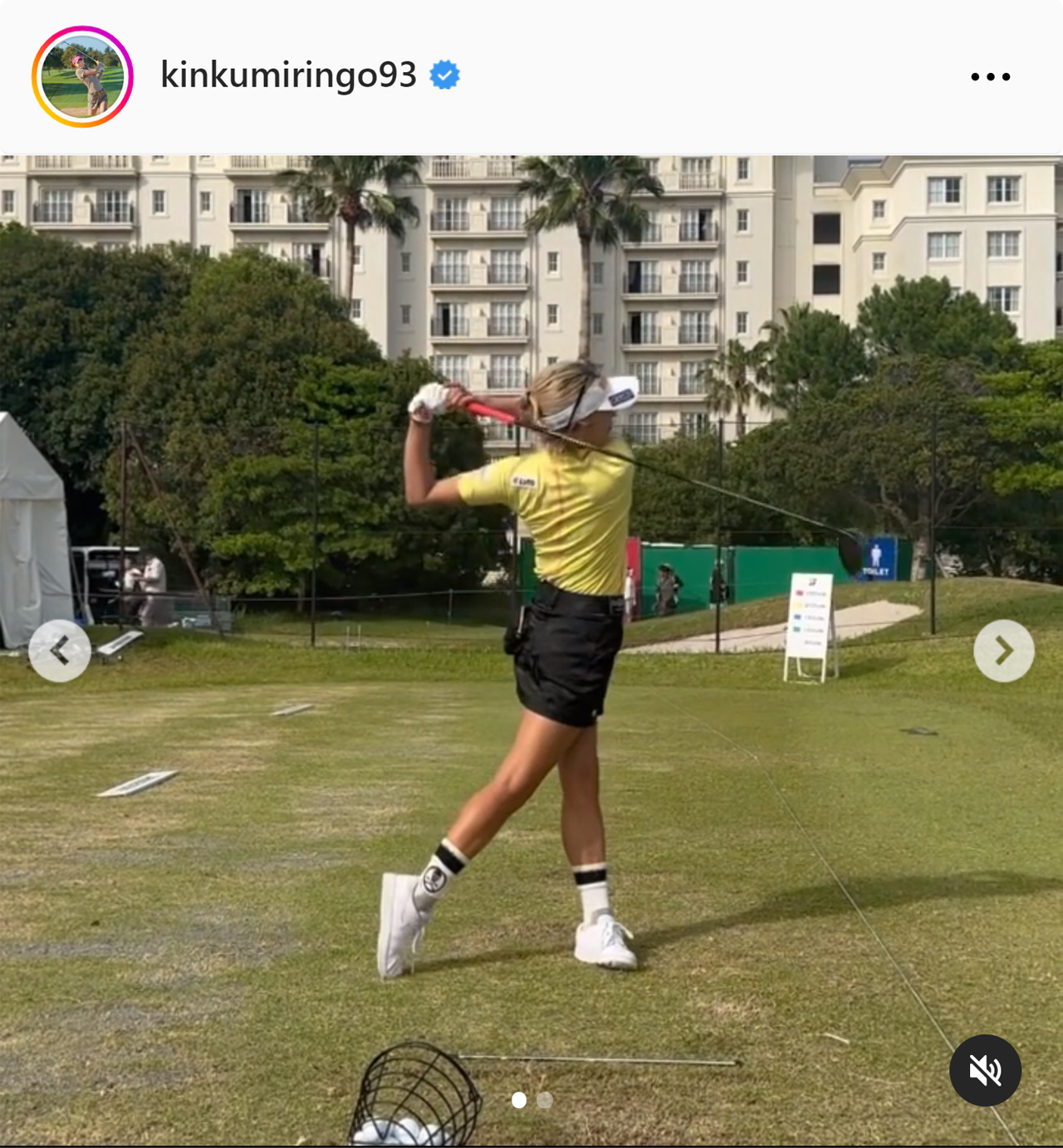 金田久美子のインスタグラムから