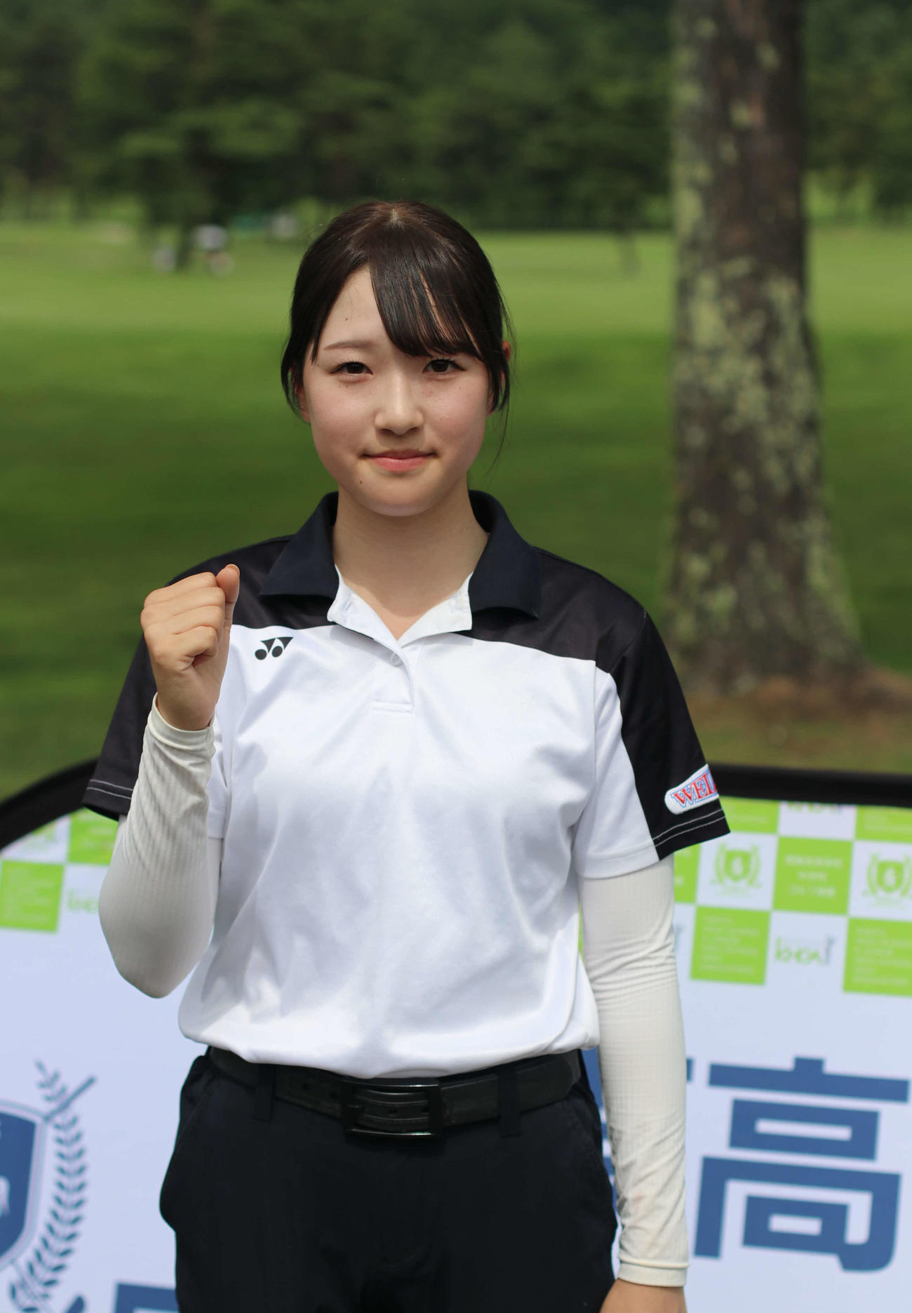 最終日に逆転を狙う前回優勝者の松原柊亜