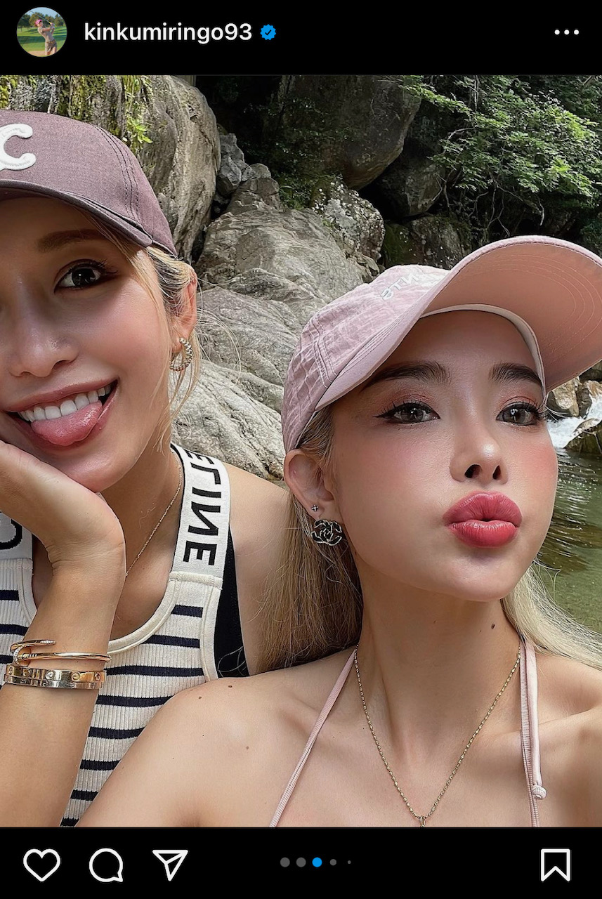 金田久美子のインスタグラムから